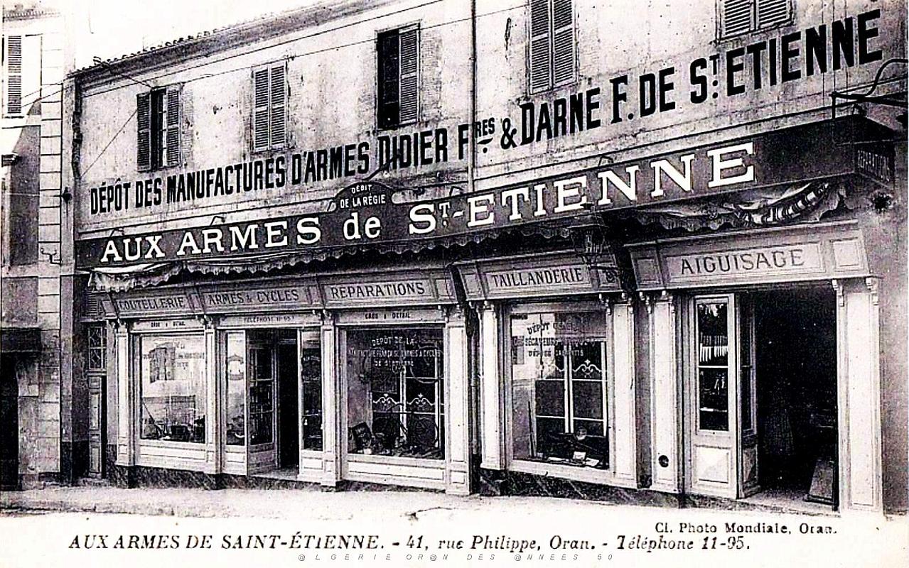 Oran - Rue Philippe - Aux Armes de Saint Etienne.jpg